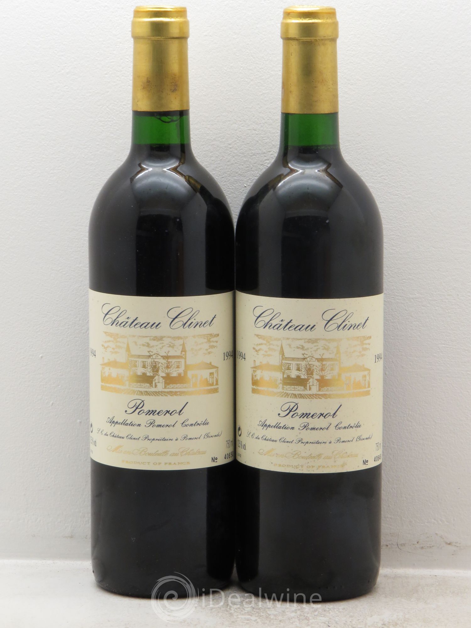 Château Clinet 1994 - Lot de 2 bouteilles - 0