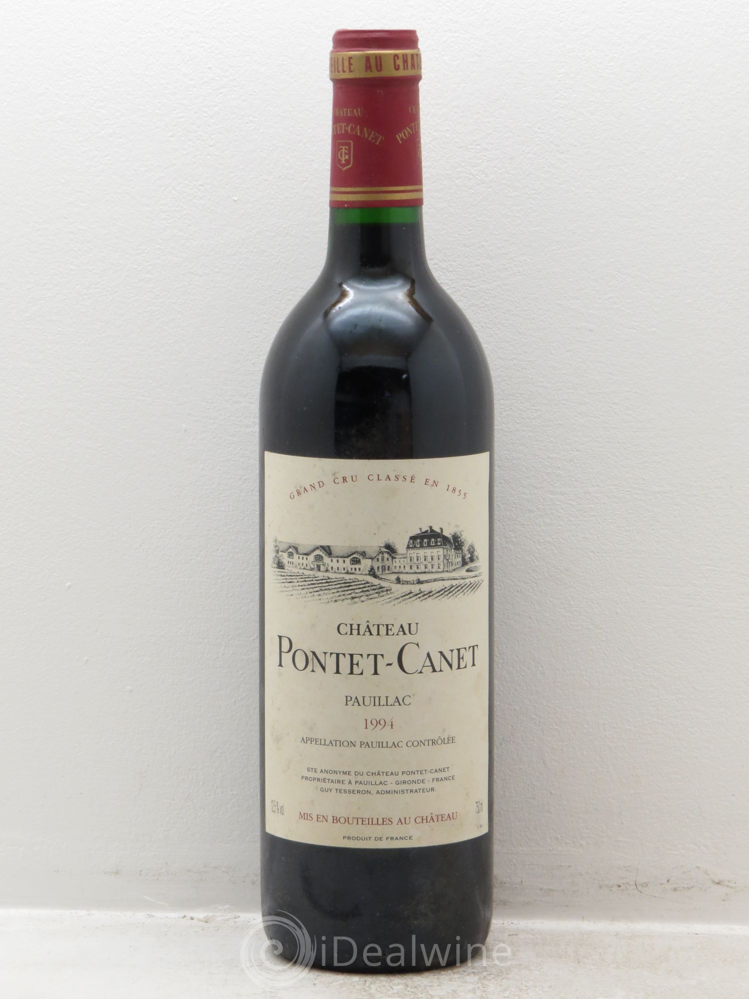 Château Pontet Canet 5ème Grand Cru Classé 1994 - Lot de 1 bouteille - 0