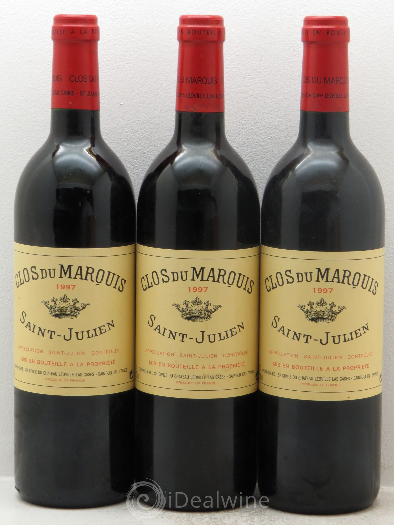 Clos du Marquis 1997 - Lot de 3 bouteilles - 0