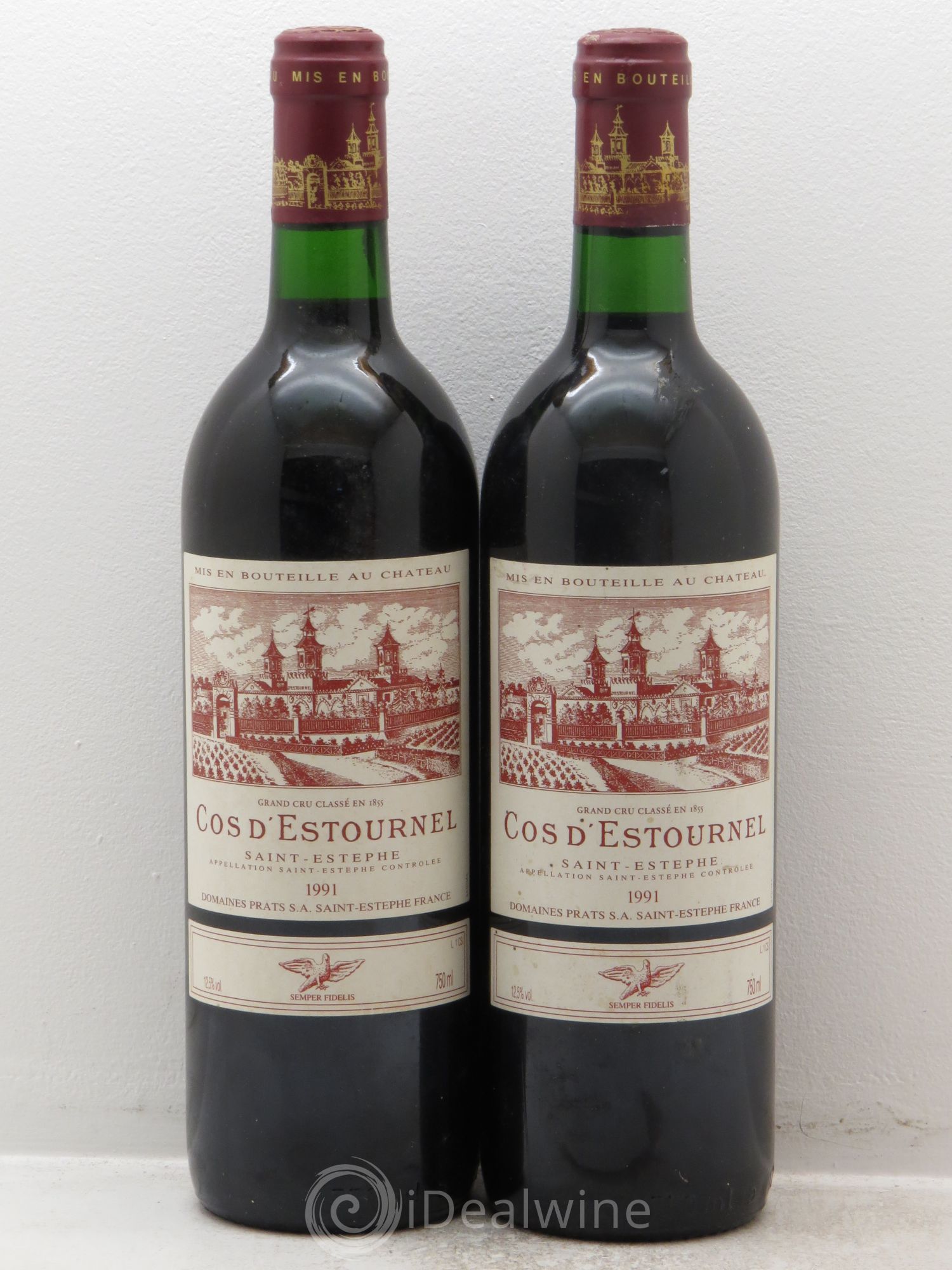 Cos d'Estournel 2ème Grand Cru Classé 1991 - Lot de 2 bouteilles - 0