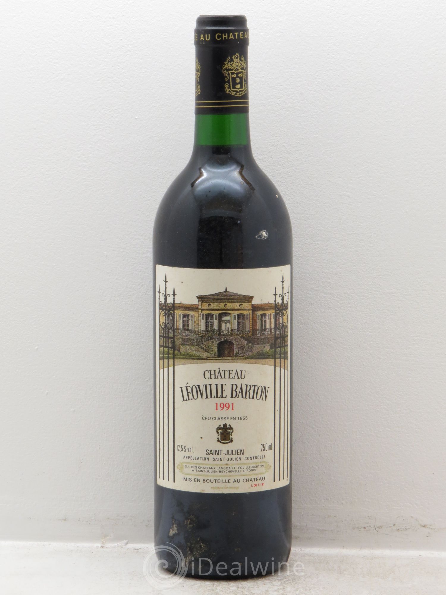 Château Léoville Barton 2ème Grand Cru Classé 1991 - Lot de 1 bouteille - 0