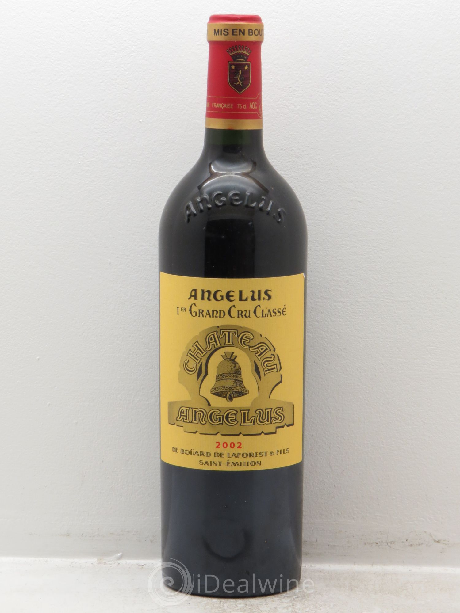 Château Angélus 1er Grand Cru Classé A 2002 - Lot de 1 bouteille - 0