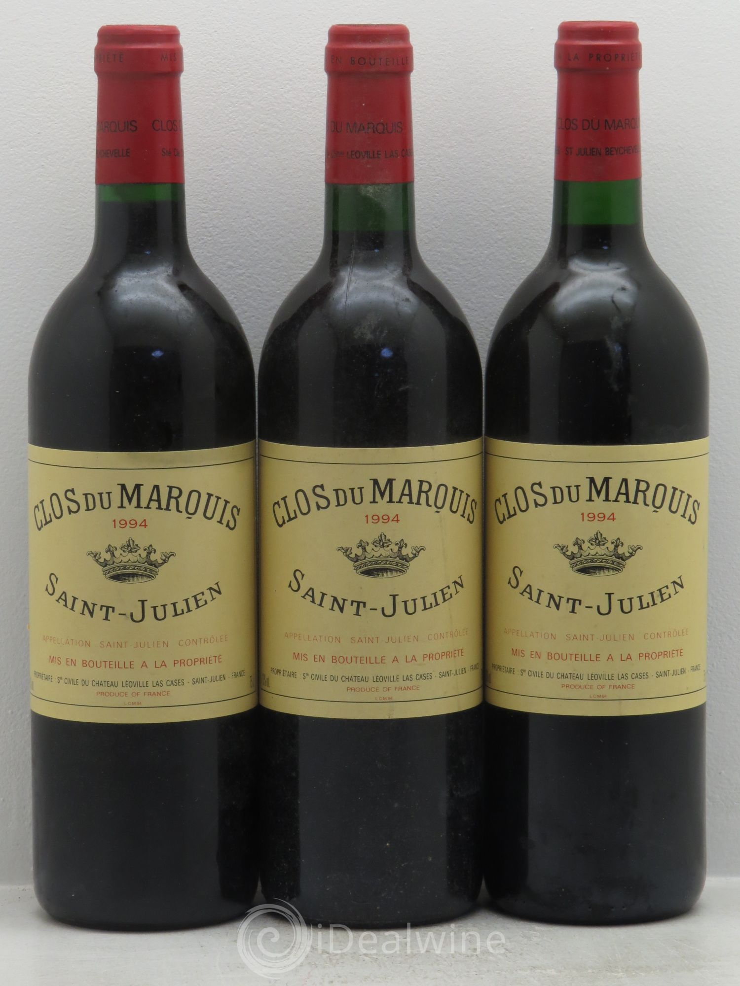 Clos du Marquis 1994 - Lot de 3 bouteilles - 0