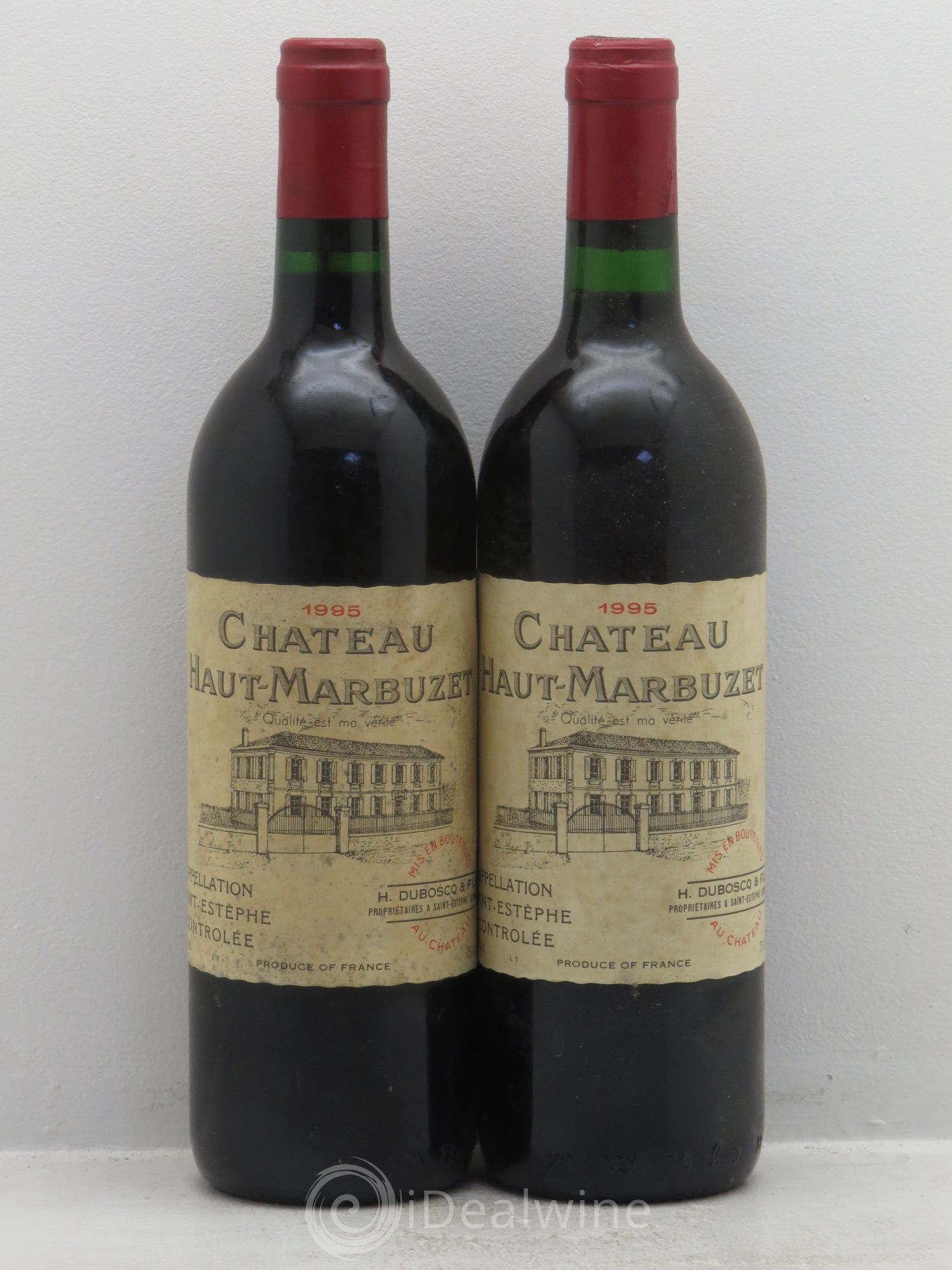 Château Haut Marbuzet 1995 - Lot de 2 bouteilles - 0
