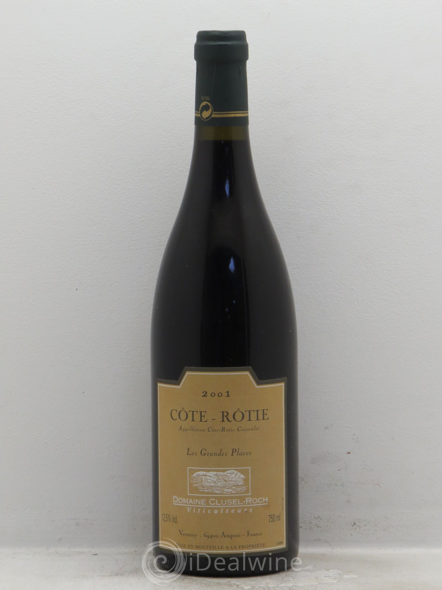 Côte-Rôtie Les Grandes Places Clusel-Roch 2001 - Lot de 1 bouteille - 0