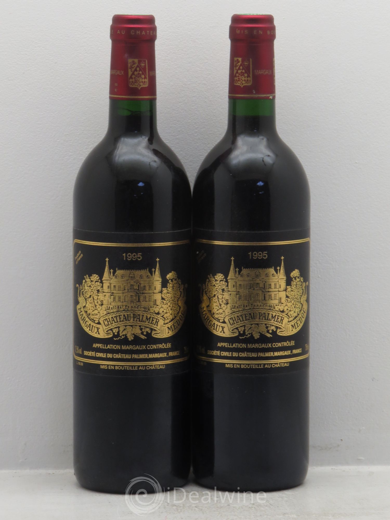 Château Palmer 3ème Grand Cru Classé 1995 - Lot de 2 bouteilles - 0