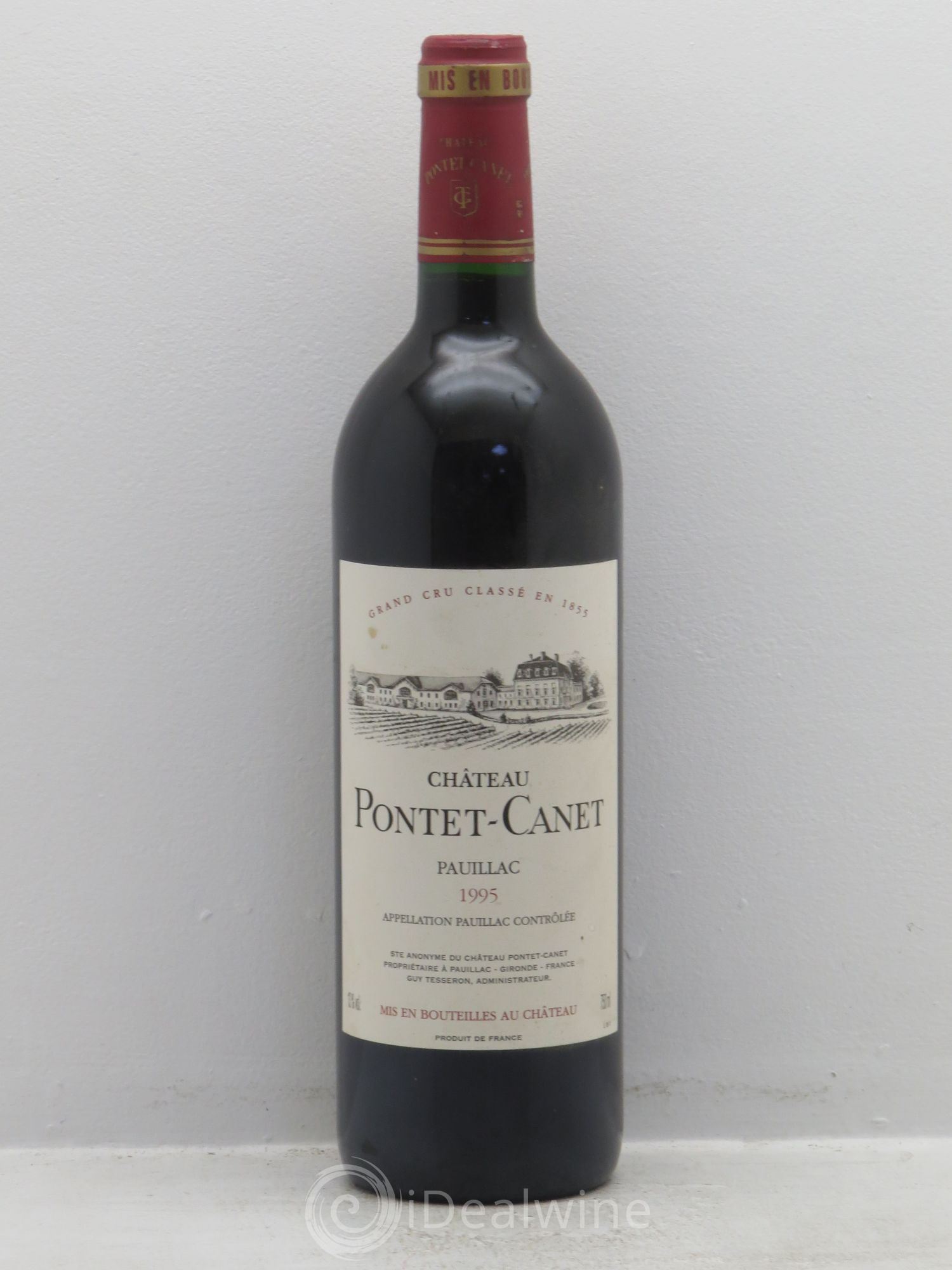 Château Pontet Canet 5ème Grand Cru Classé 1995 - Lot de 1 bouteille - 0