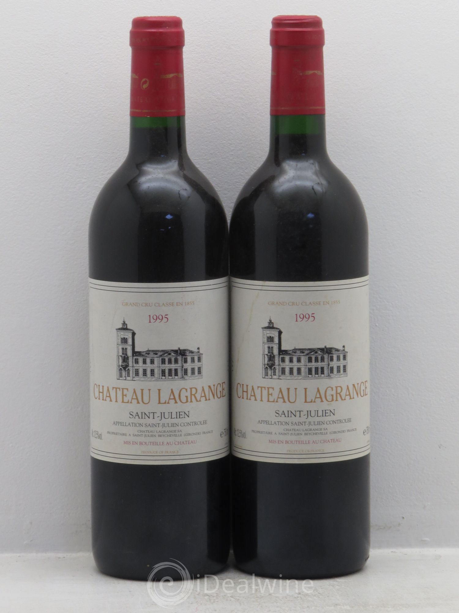 Château Lagrange 3ème Grand Cru Classé 1995 - Lot de 2 bouteilles - 0