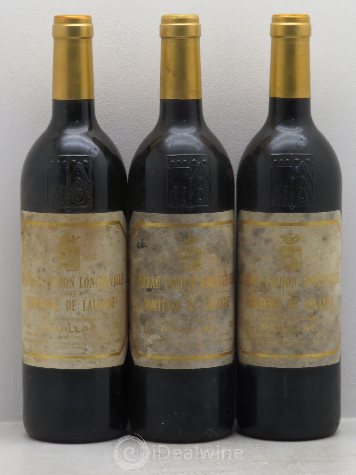 Château Pichon Longueville Comtesse de Lalande 2ème Grand Cru Classé 1995 - Lot de 3 bouteilles - 0