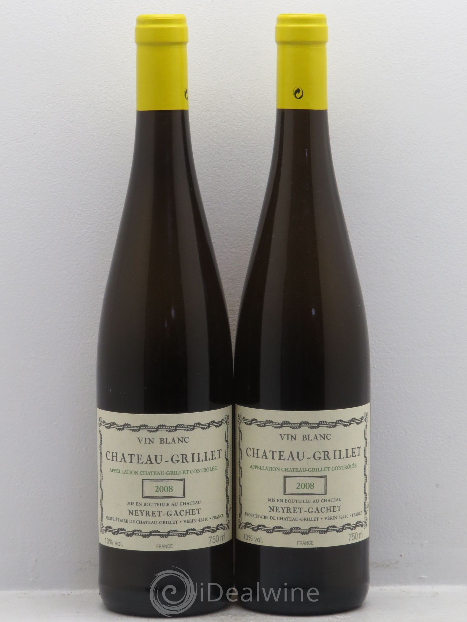 Château Grillet Château-Grillet 2008 - Lot de 2 bouteilles - 0