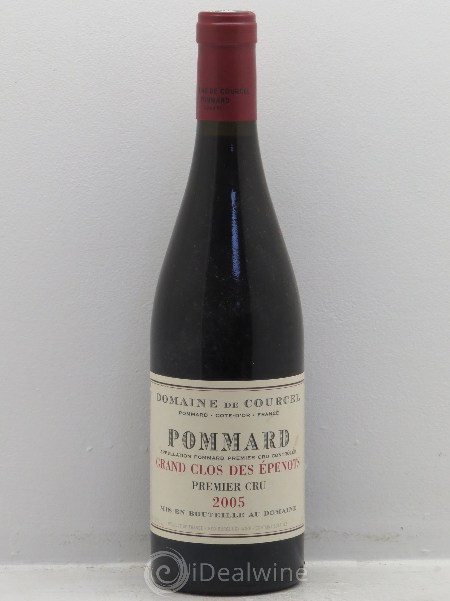 Pommard 1er Cru Grand Clos des Epenots de Courcel (Domaine) 2005 - Lot de 1 bouteille - 0