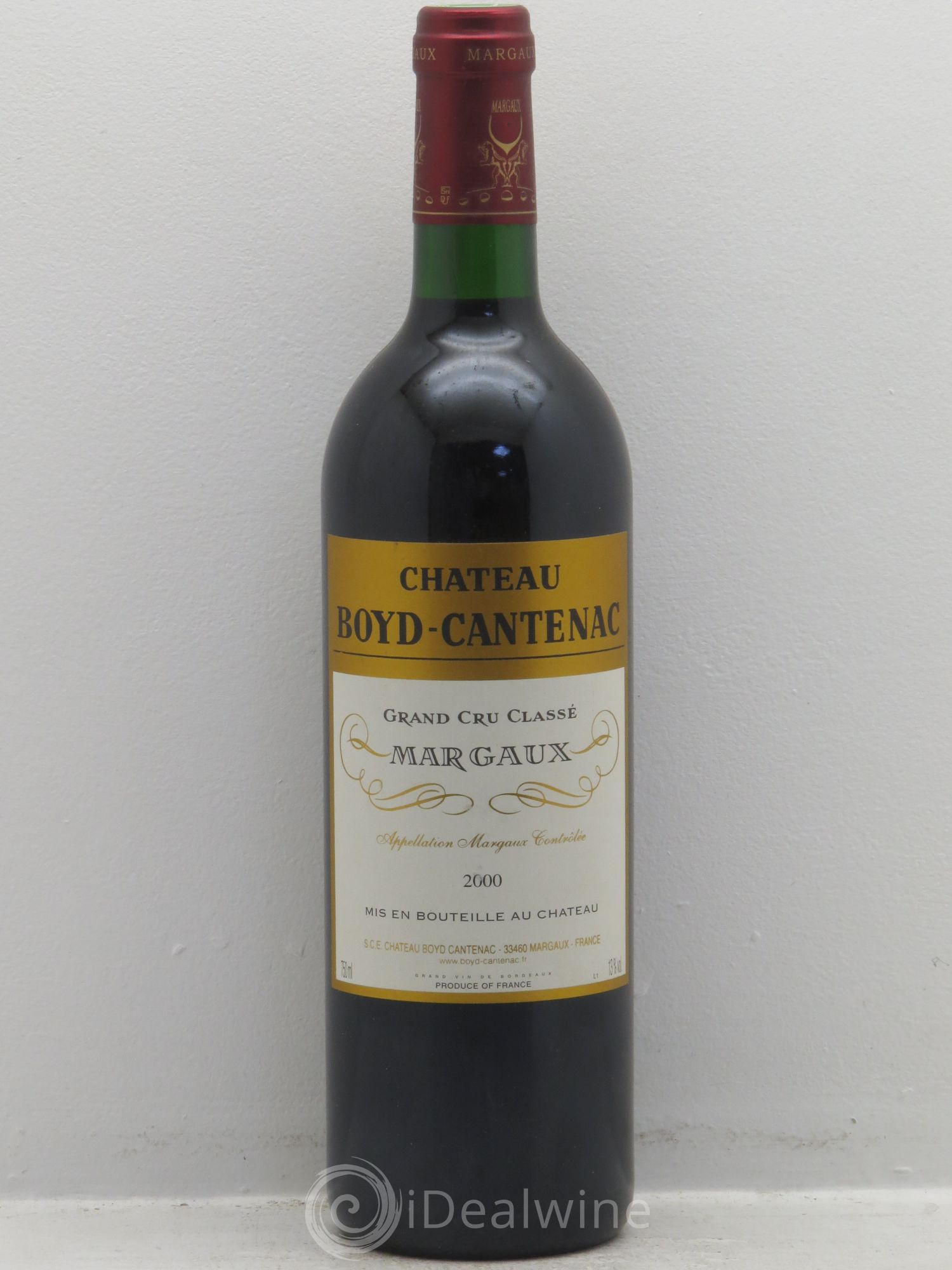 Château Boyd Cantenac 3ème Grand Cru Classé 2000 - Lot de 1 bouteille - 0
