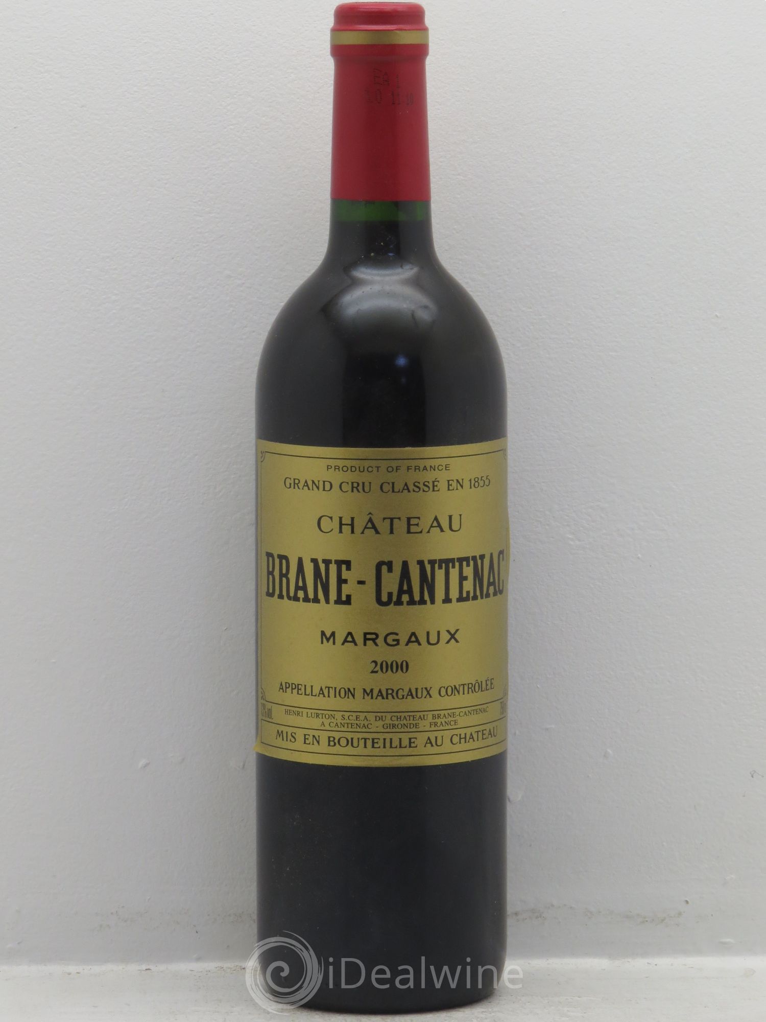 Château Brane Cantenac 2ème Grand Cru Classé 2000 - Lot de 1 bouteille - 0