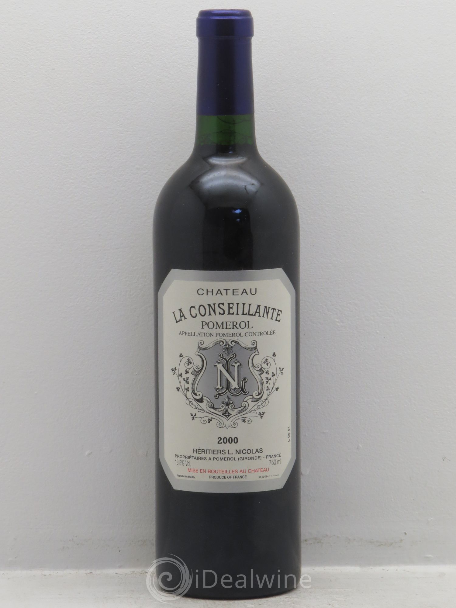 Château la Conseillante 2000 - Lot de 1 bouteille - 0