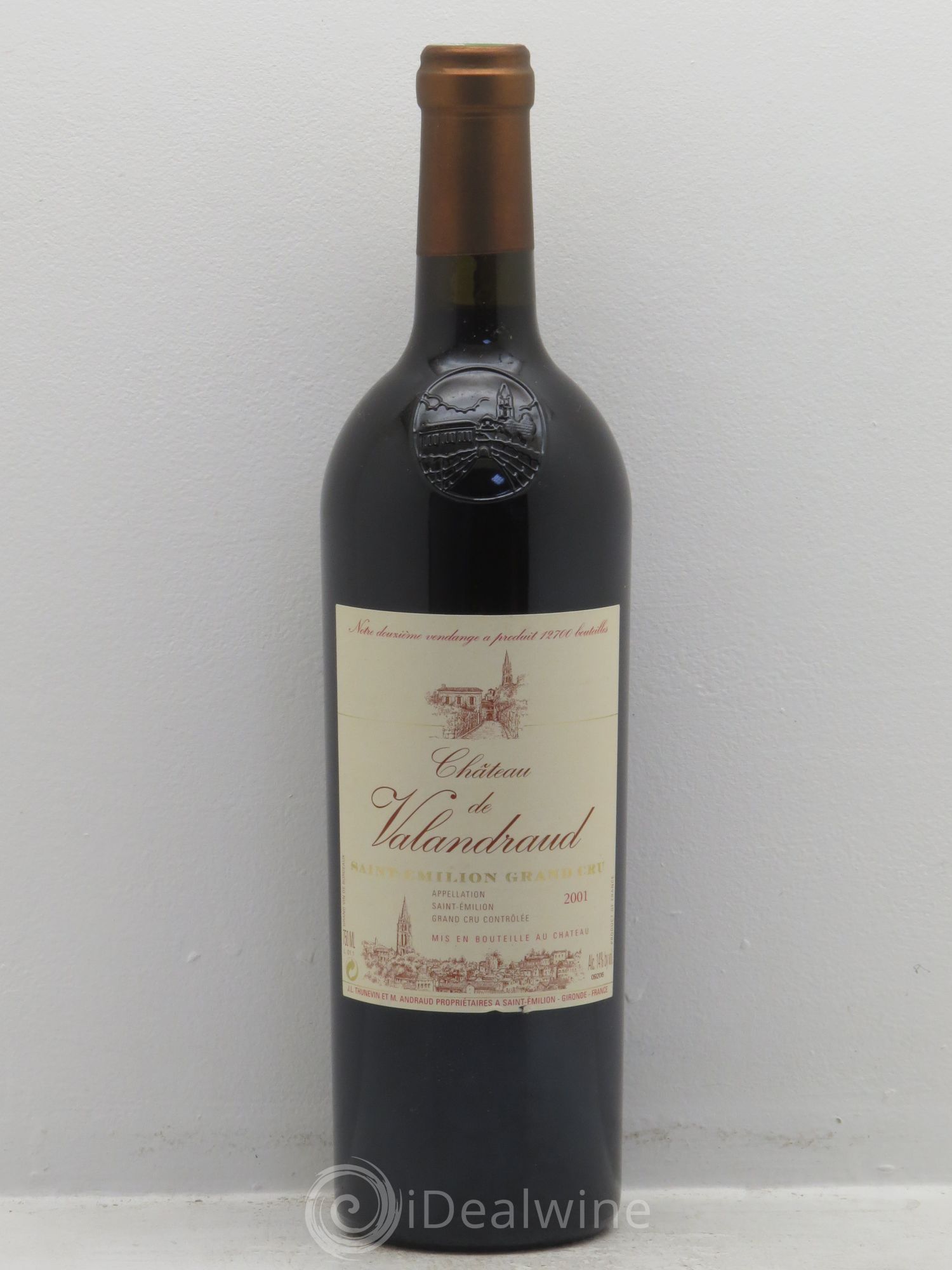 Château de Valandraud 2001 - Lot de 1 bouteille - 0