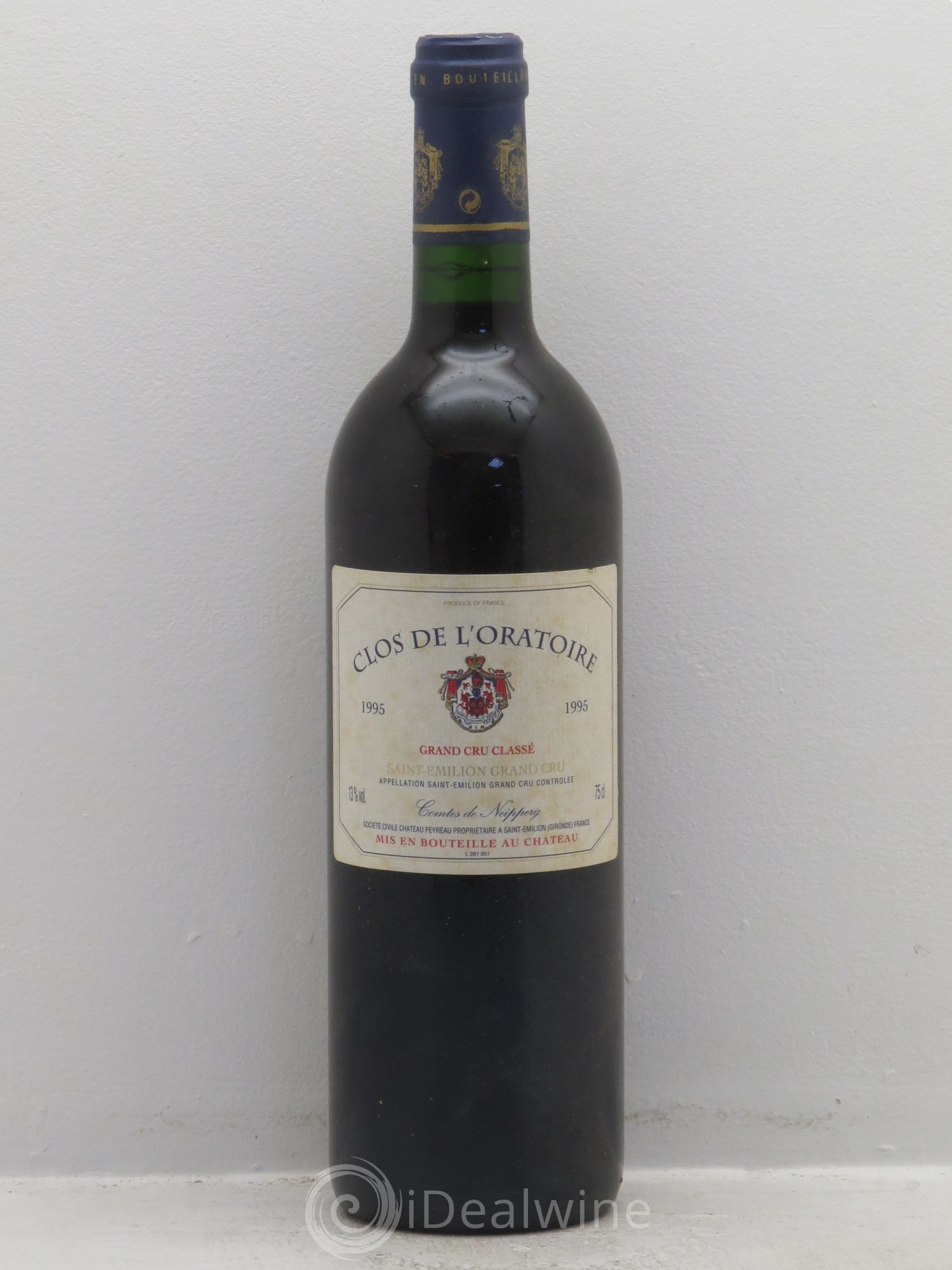 Clos de l'Oratoire Grand Cru Classé 1995 - Lot de 1 bouteille - 0