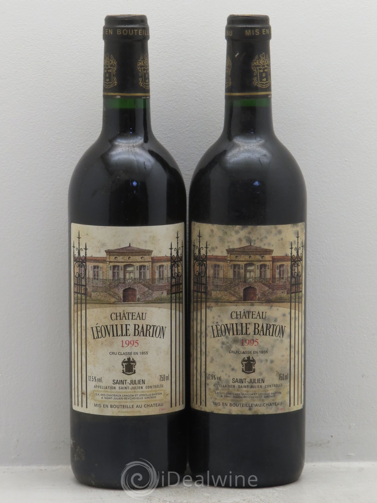 Château Léoville Barton 2ème Grand Cru Classé 1995 - Lot de 2 bouteilles - 0