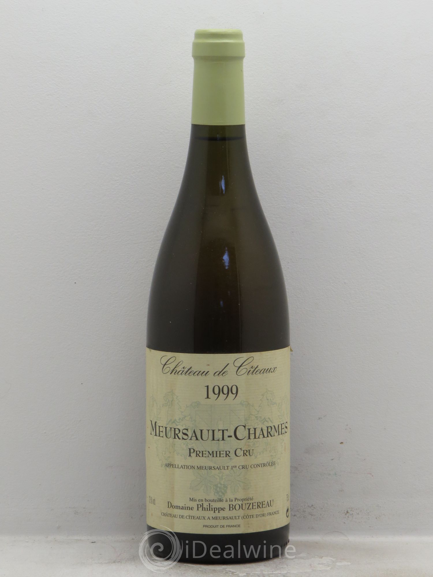 Meursault 1er Cru Domaine Philippe Bouzereau Domaine de Cîteau 1999 - Posten von 1 Flasche - 0