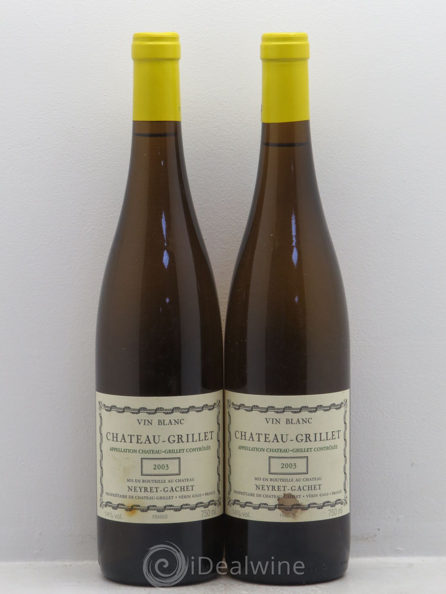 Château Grillet Château-Grillet 2003 - Lot de 2 bouteilles - 0