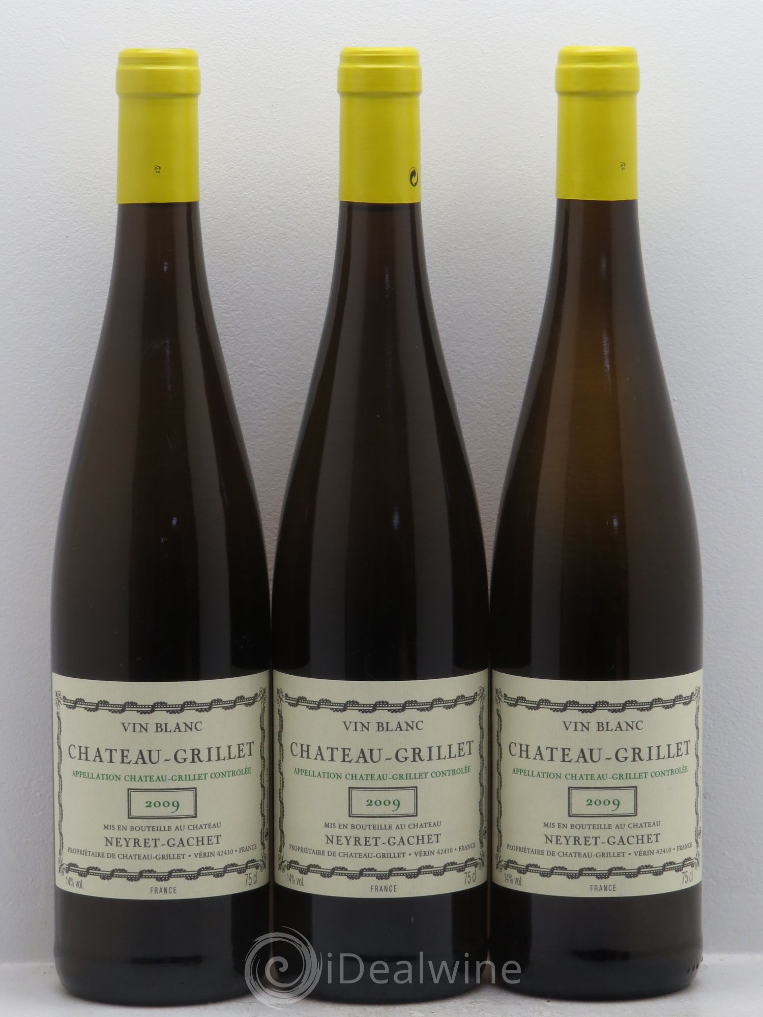 Château Grillet Château-Grillet 2009 - Lot de 3 bouteilles - 0
