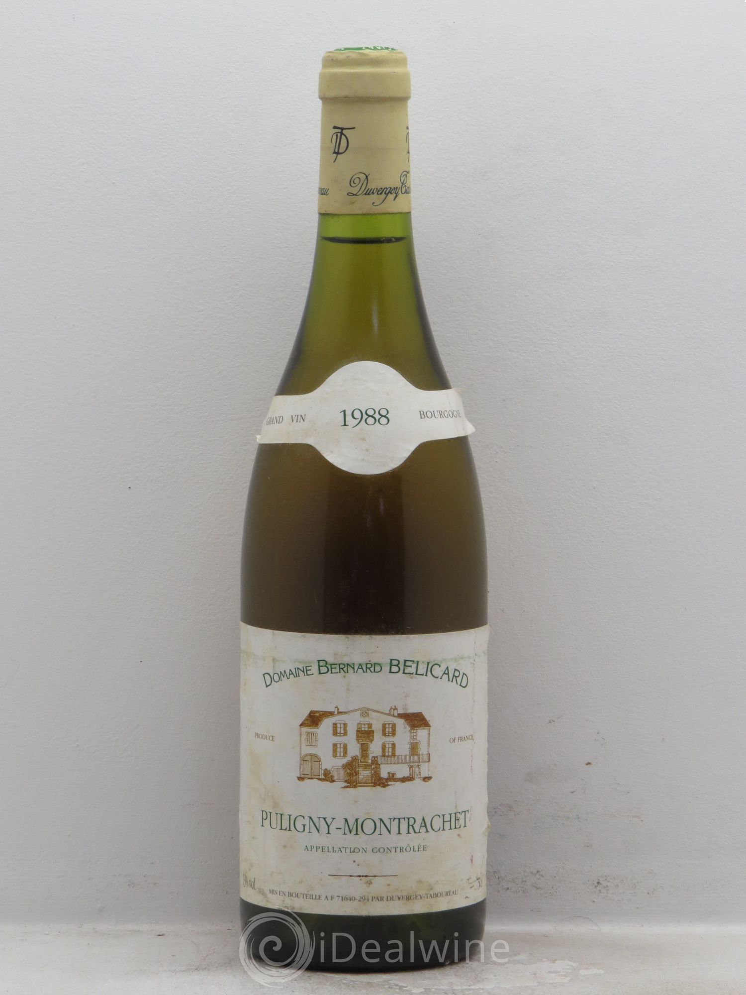 Puligny-Montrachet Domaine Bernard Belicard 1988 - Posten von 1 Flasche - 0