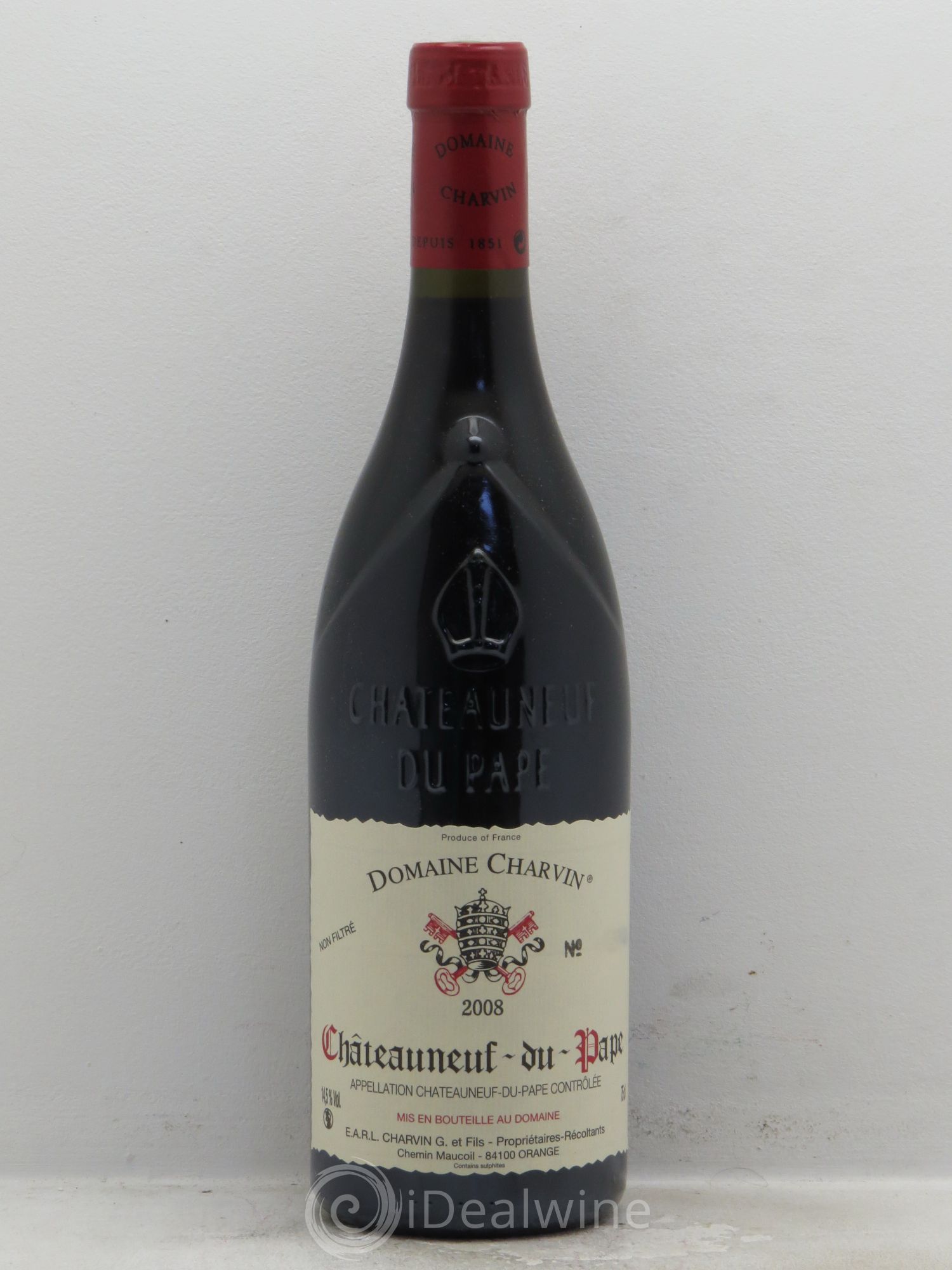 Châteauneuf-du-Pape Charvin (Domaine) 2008 - Lot de 1 bouteille - 0