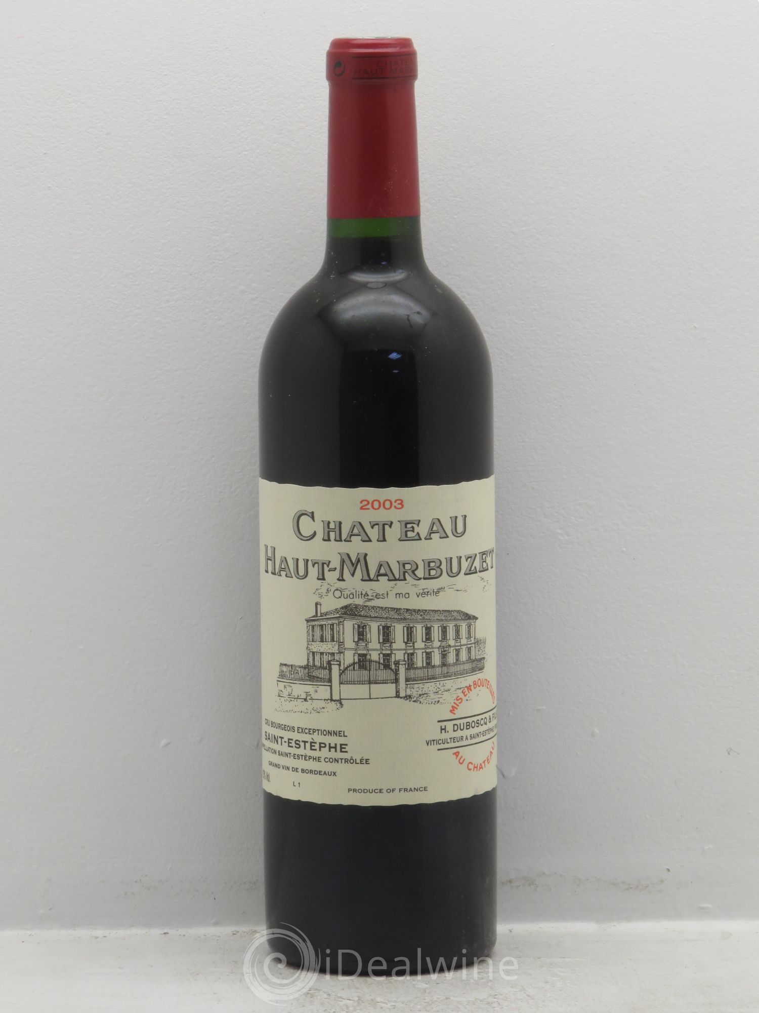 Château Haut Marbuzet 2003 - Lot de 12 bouteilles - 0