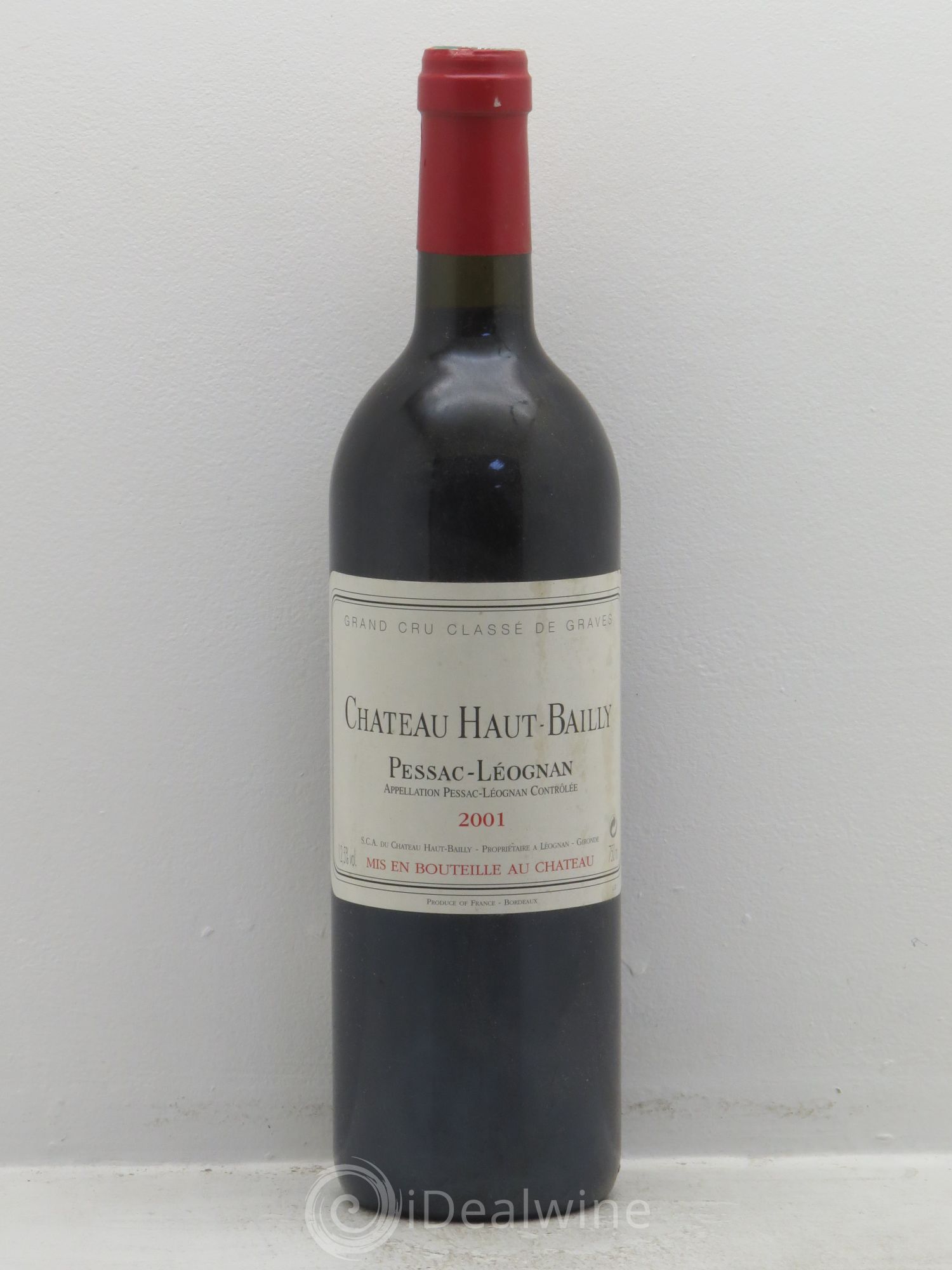 Château Haut-Bailly Cru Classé de Graves 2001 - Lot de 1 bouteille - 0