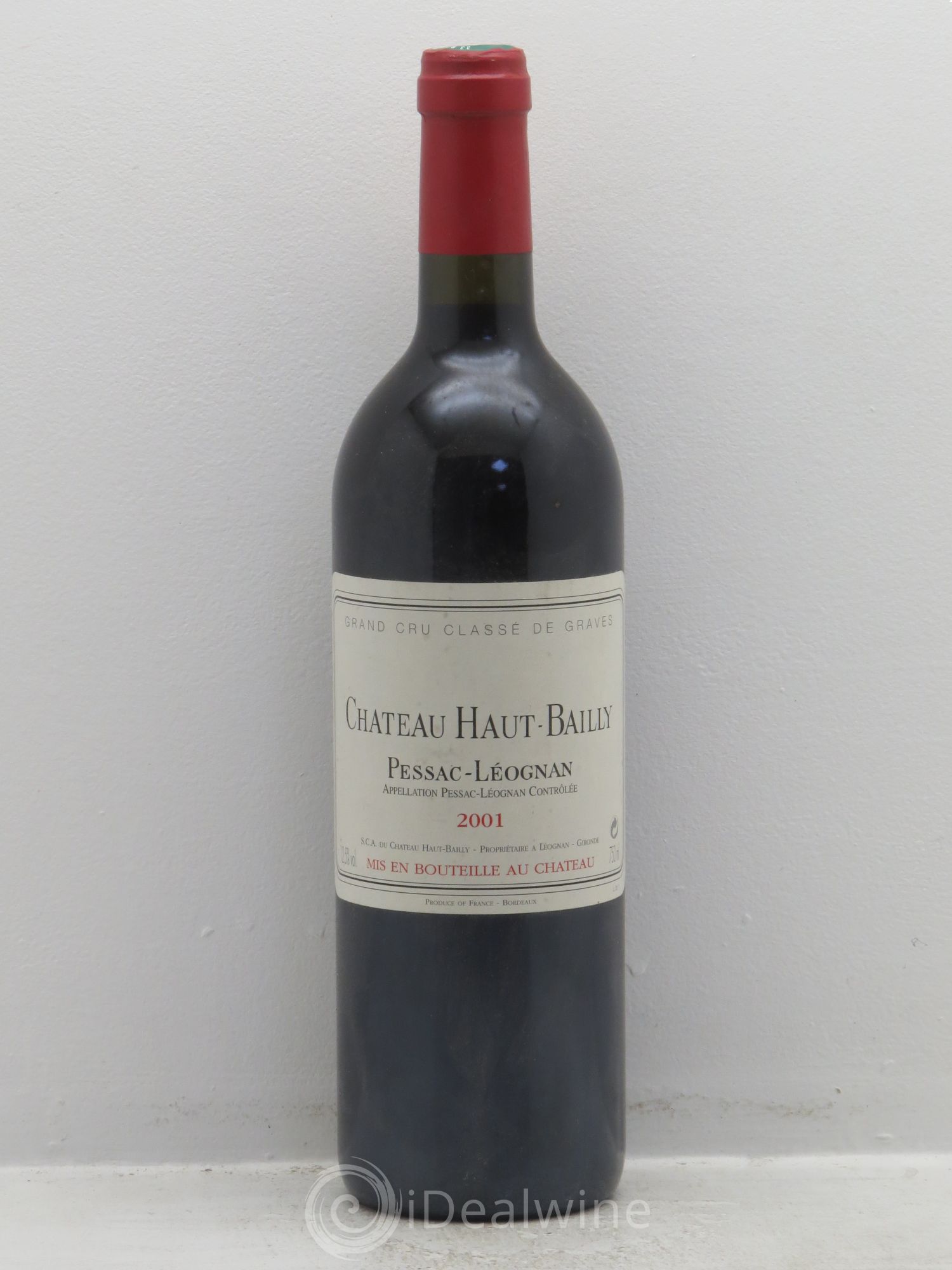 Château Haut-Bailly Cru Classé de Graves 2001 - Lot de 1 bouteille - 0