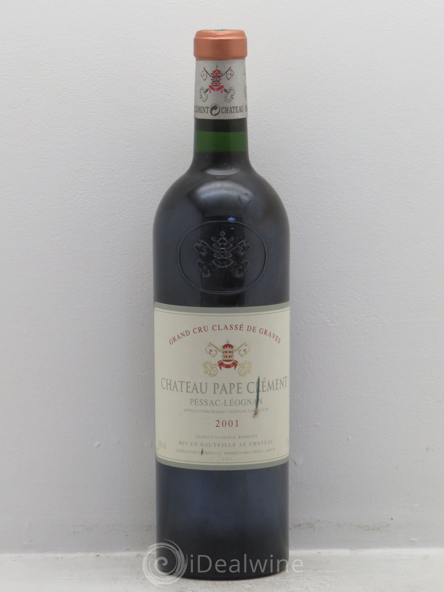 Château Pape Clément Cru Classé de Graves 2001 - Lot de 1 bouteille - 0