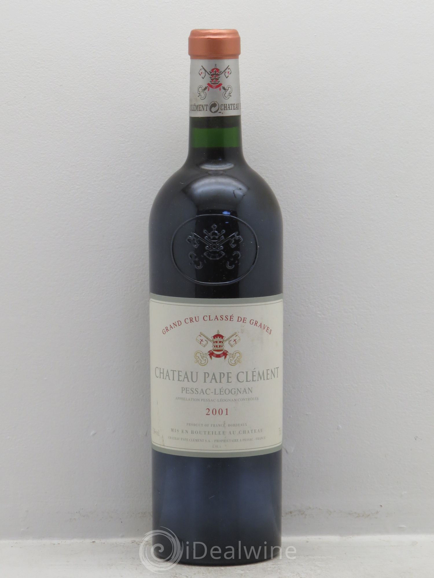 Château Pape Clément Cru Classé de Graves 2001 - Lot de 1 bouteille - 0