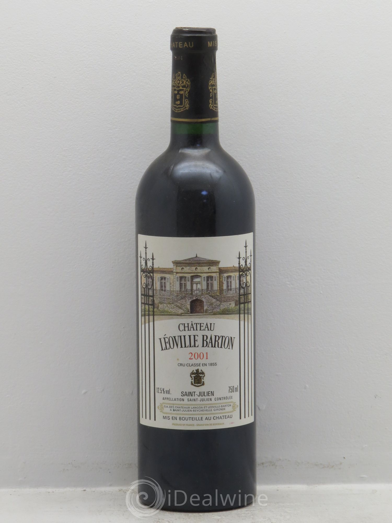 Château Léoville Barton 2ème Grand Cru Classé 2001 - Lot de 1 bouteille - 0