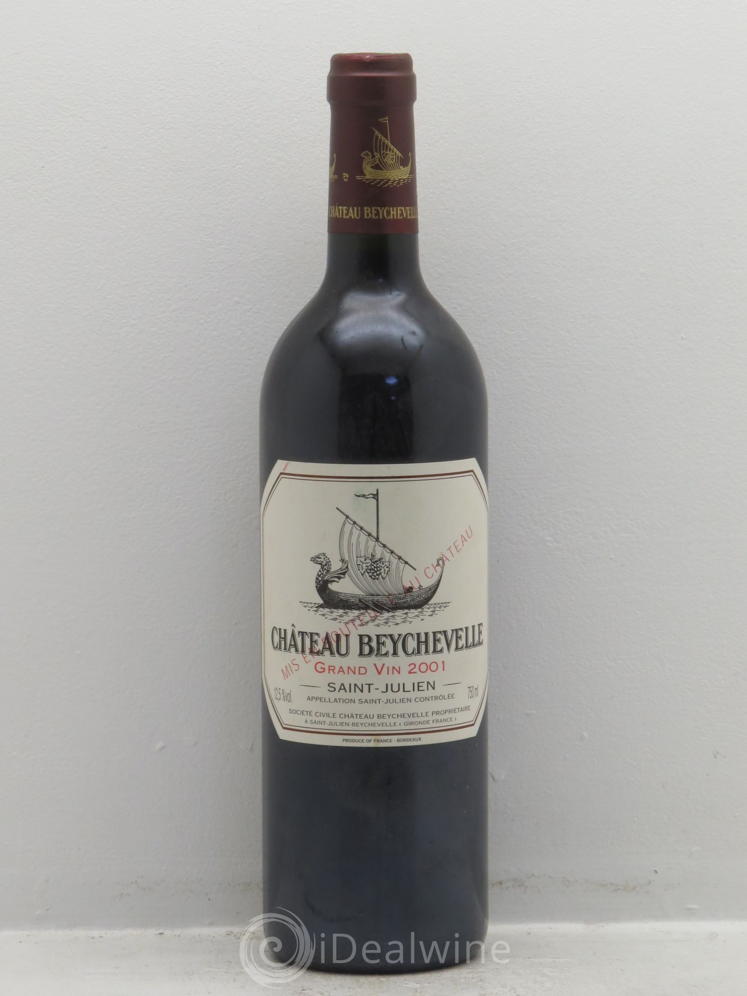 Château Beychevelle 4ème Grand Cru Classé 2001 - Lot de 1 bouteille - 0