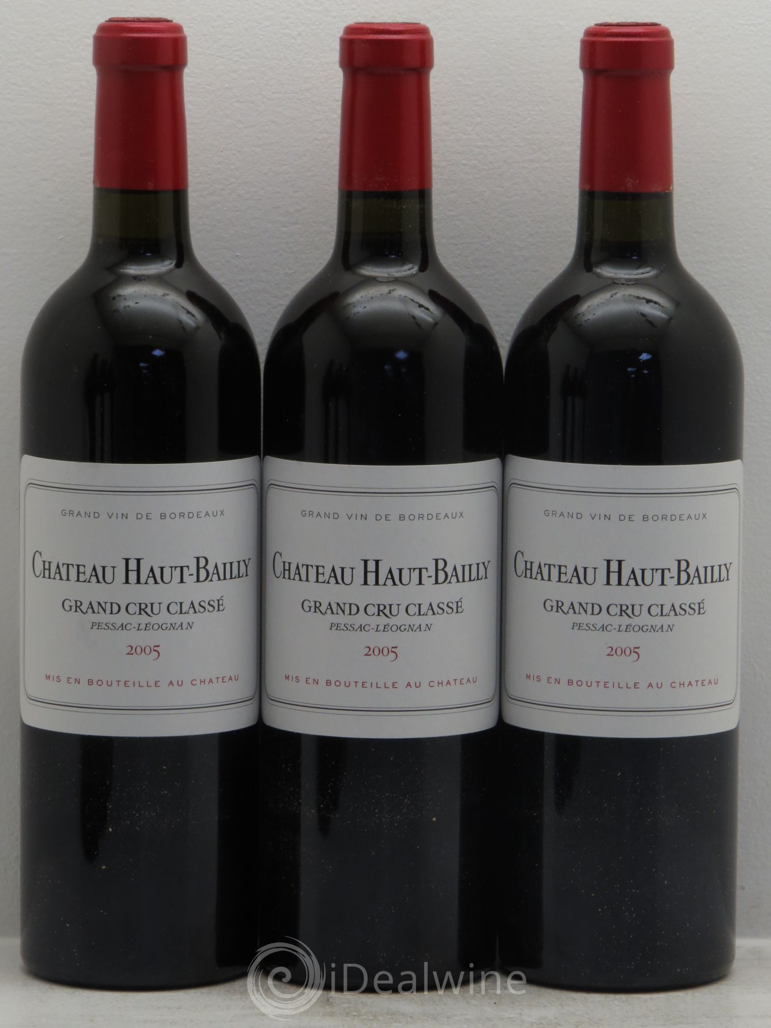 Château Haut-Bailly Cru Classé de Graves 2005 - Lot de 12 bouteilles - 1