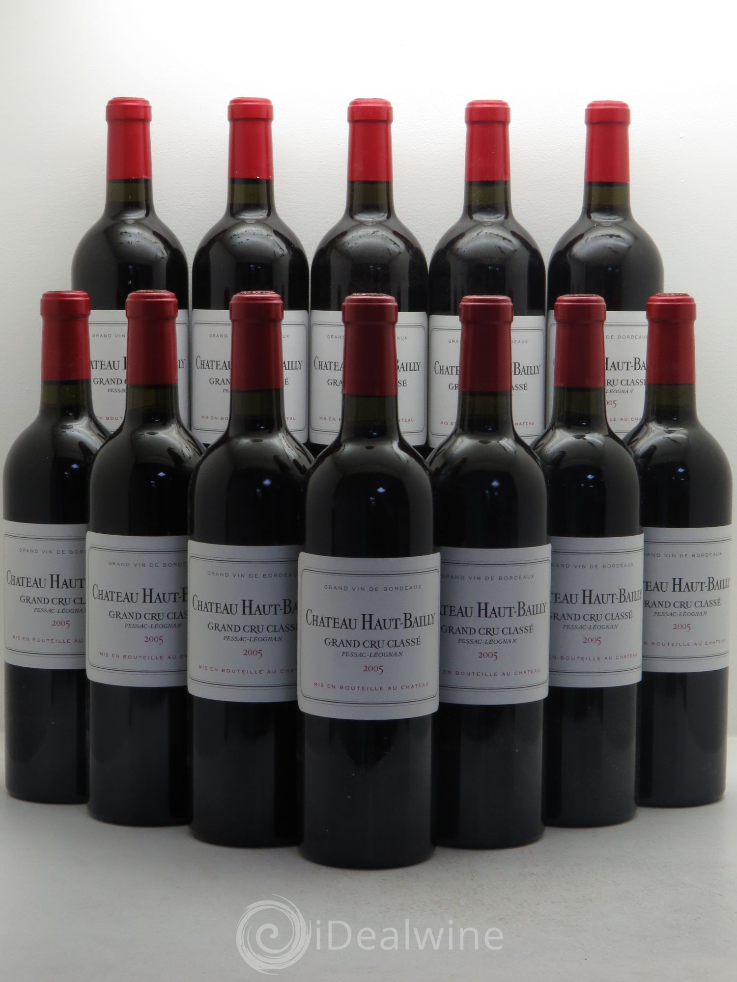 Château Haut-Bailly Cru Classé de Graves 2005 - Lot de 12 bouteilles - 0