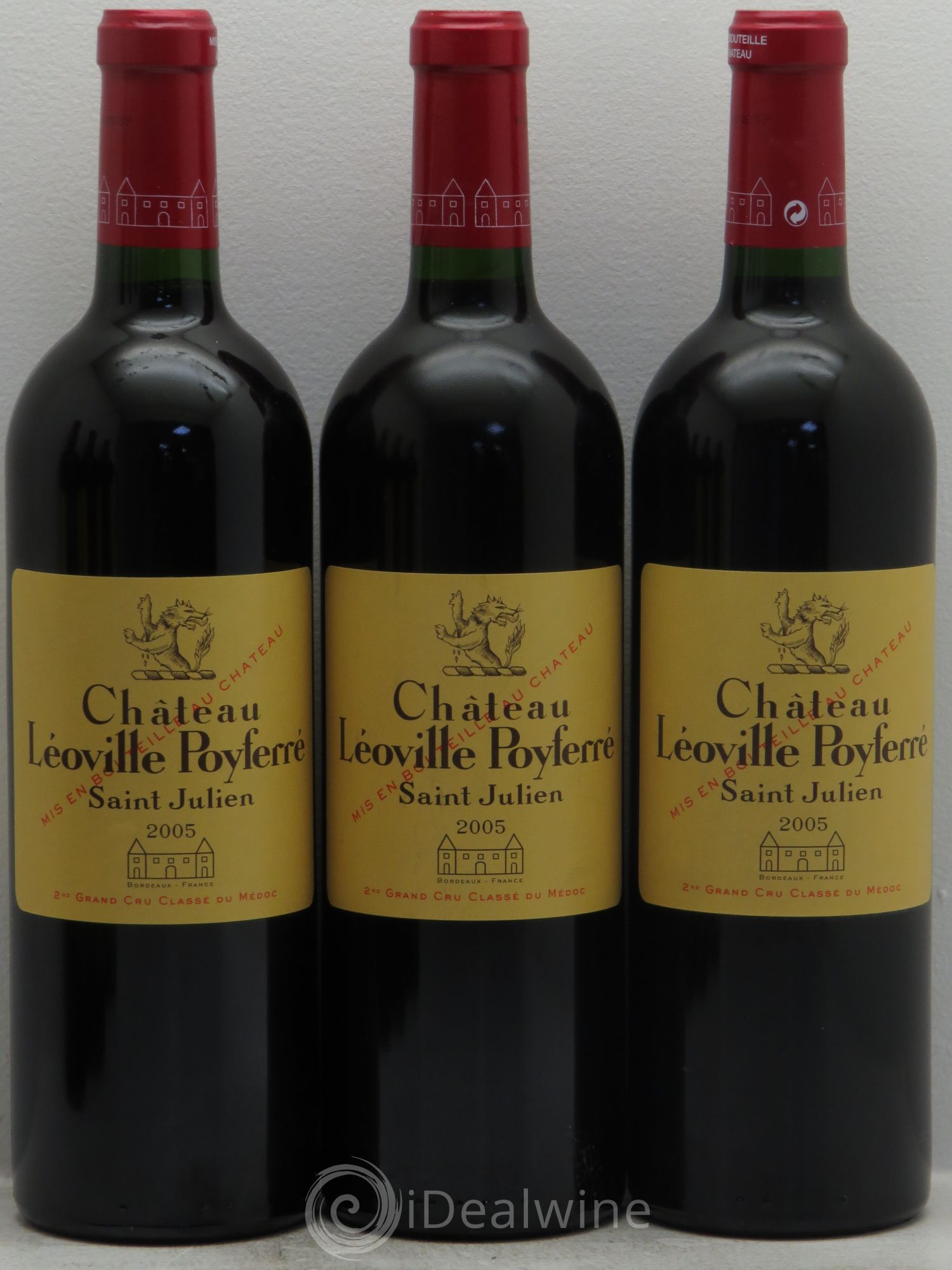 Château Léoville Poyferré 2ème Grand Cru Classé 2005 - Lot de 12 bouteilles - 2