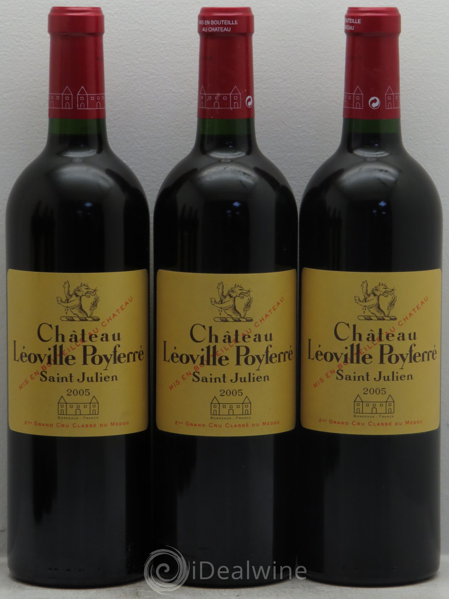 Château Léoville Poyferré 2ème Grand Cru Classé 2005 - Lot de 12 bouteilles - 3