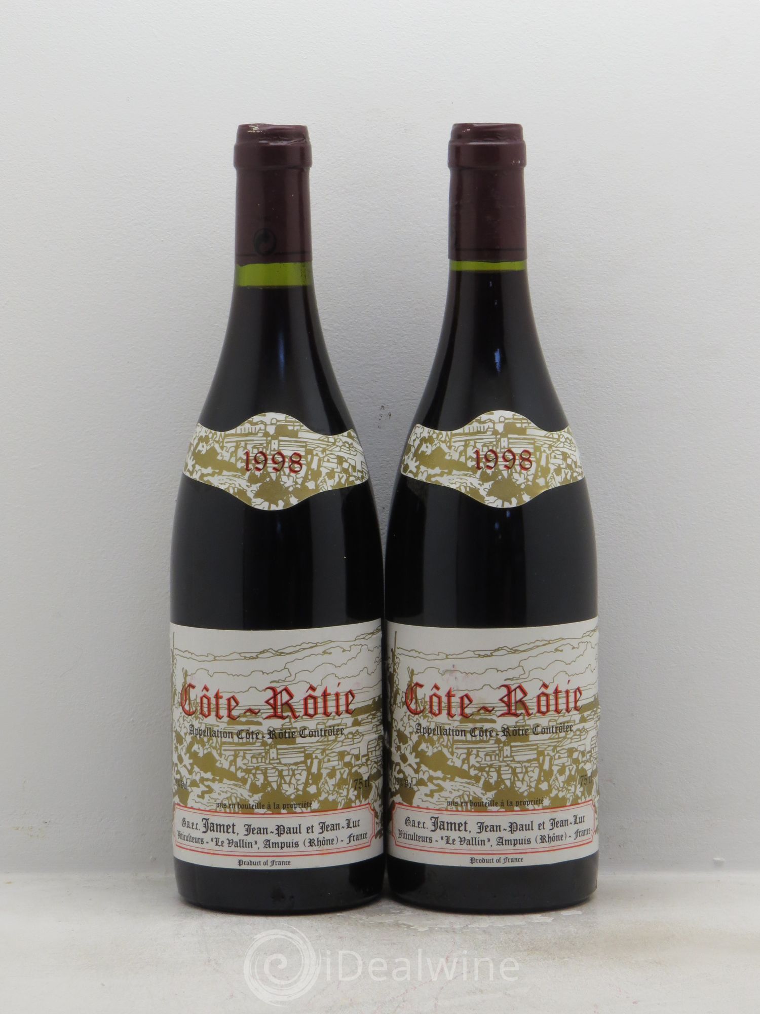 Côte-Rôtie Jamet (Domaine) 1998 - Lot de 2 bouteilles - 0