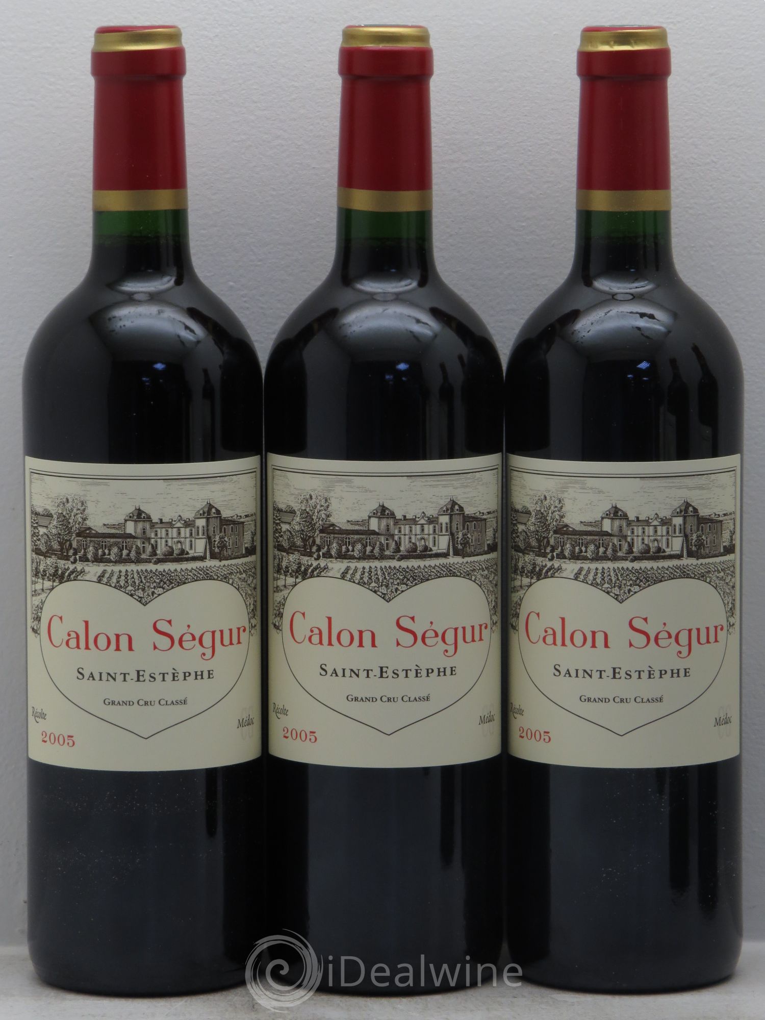 Château Calon Ségur 3ème Grand Cru Classé 2005 - Lot de 12 bouteilles - 1