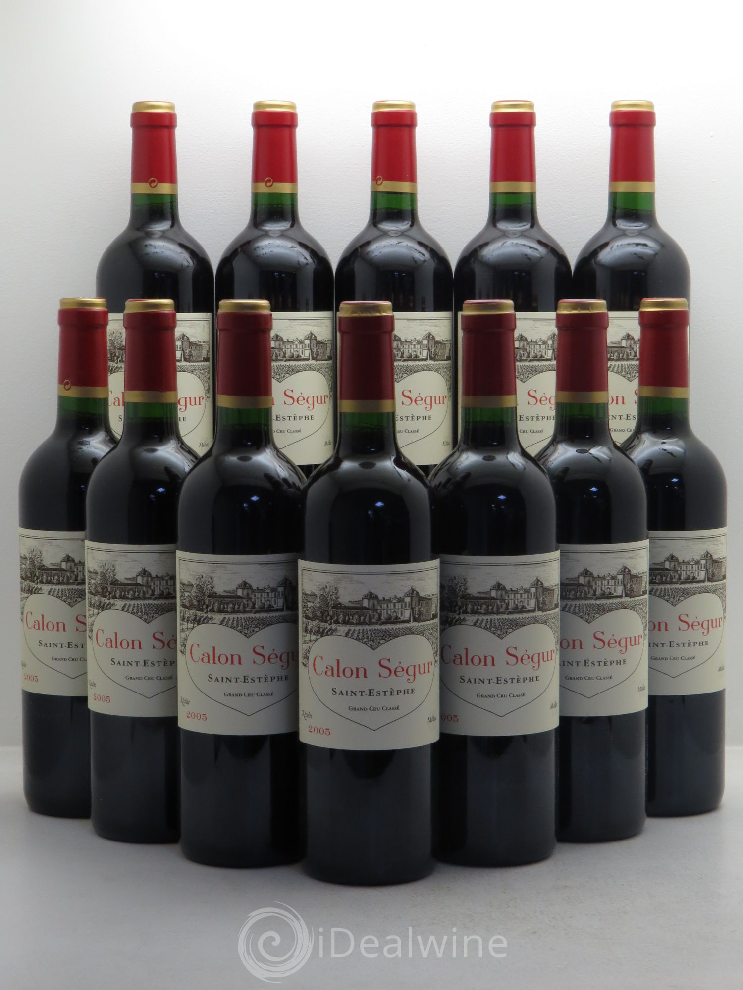 Château Calon Ségur 3ème Grand Cru Classé 2005 - Lot de 12 bouteilles - 0