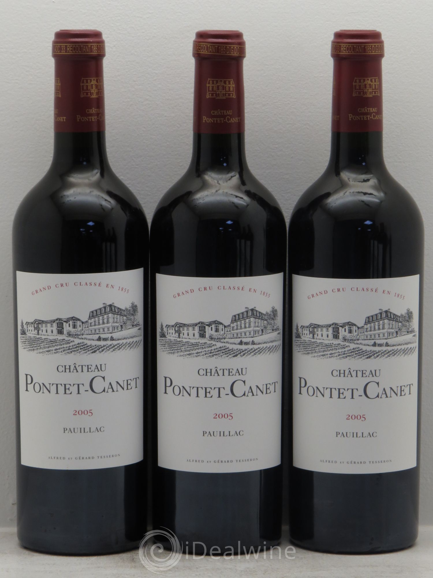 Château Pontet Canet 5ème Grand Cru Classé 2005 - Lot de 12 bouteilles - 1