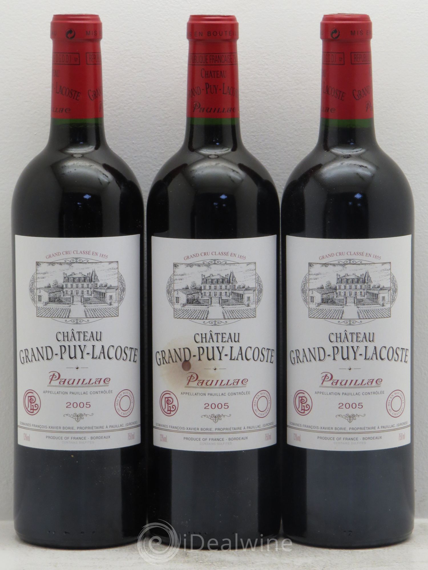 Château Grand Puy Lacoste 5ème Grand Cru Classé 2005 - Lotto di 12 bottiglie - 2