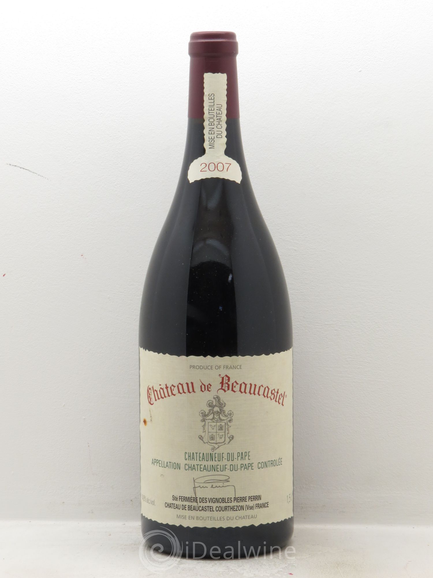 Châteauneuf-du-Pape Château de Beaucastel Famille Perrin 2007 - Lot de 1 magnum - 0