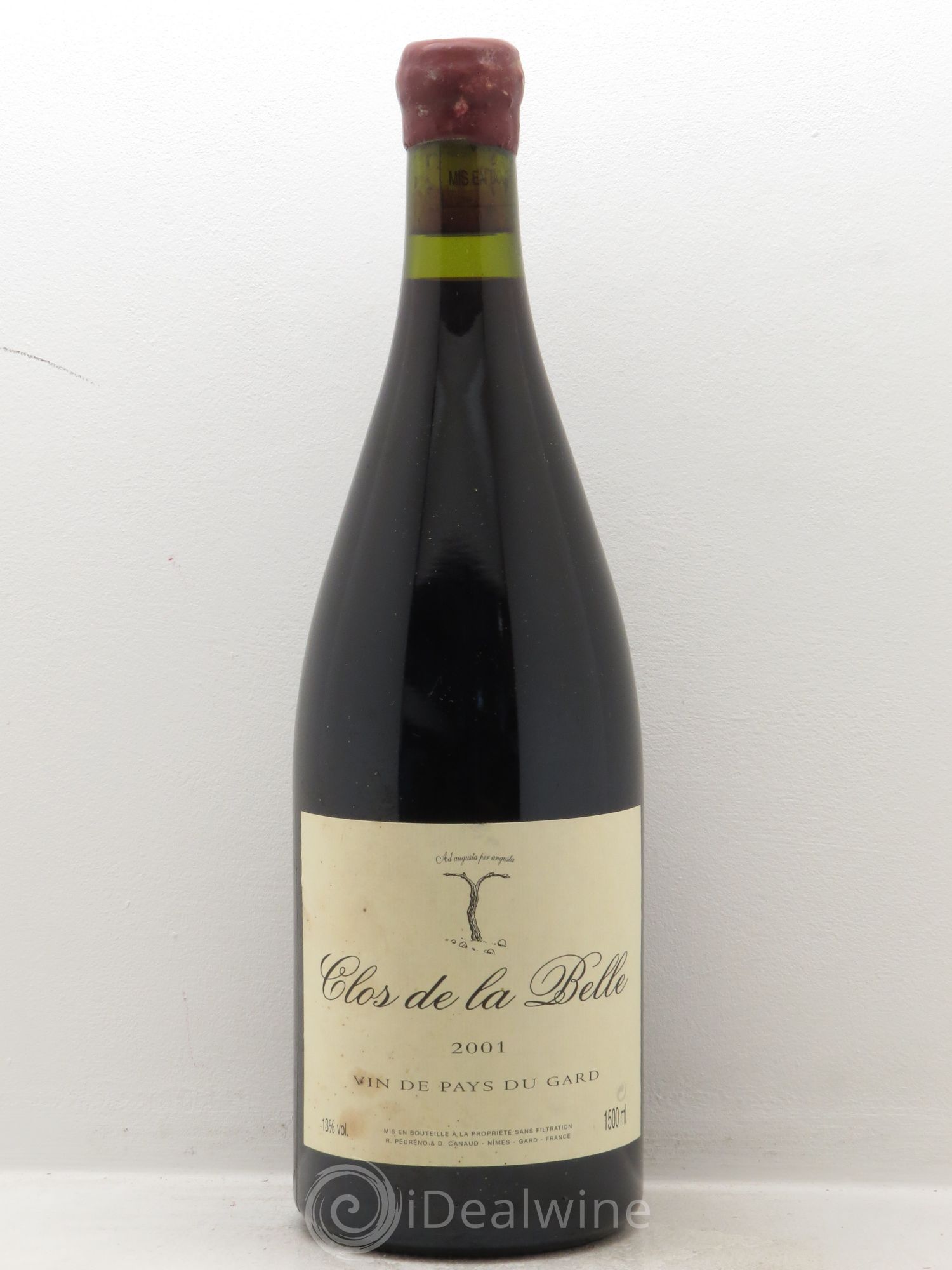 Gard Roc d'Anglade Rémy Pédréno Clos de la Belle 2001 - Lot de 1 magnum - 0