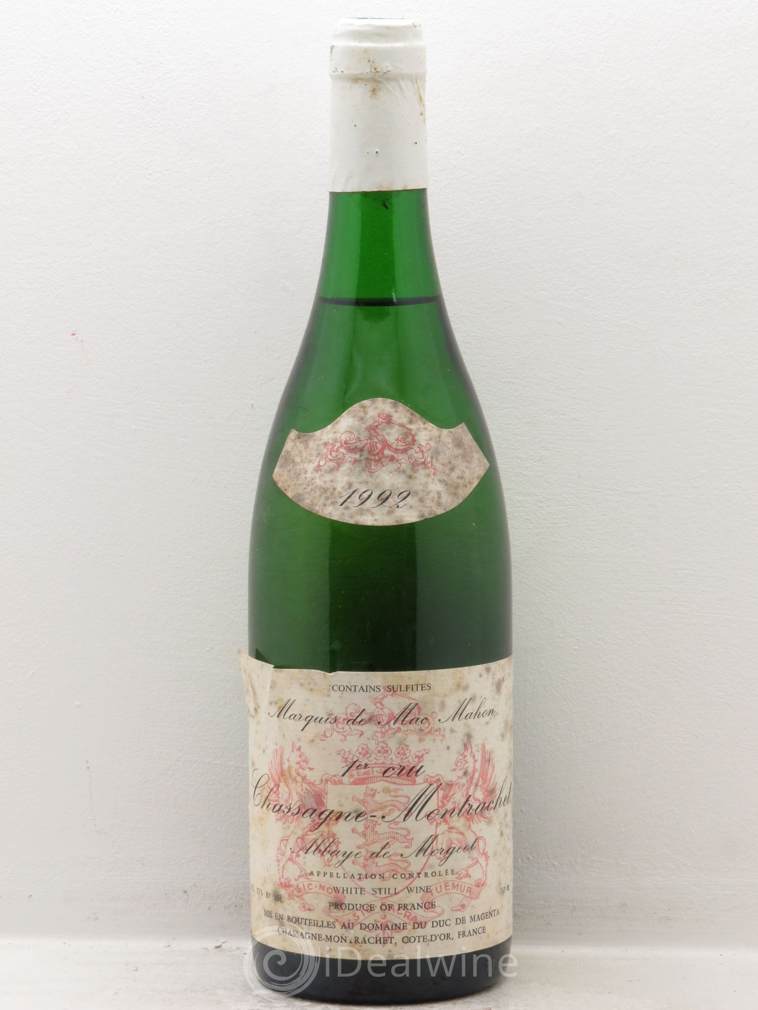Chassagne-Montrachet 1er Cru Abbaye de Morgeot 1992 - Posten von 1 Flasche - 0