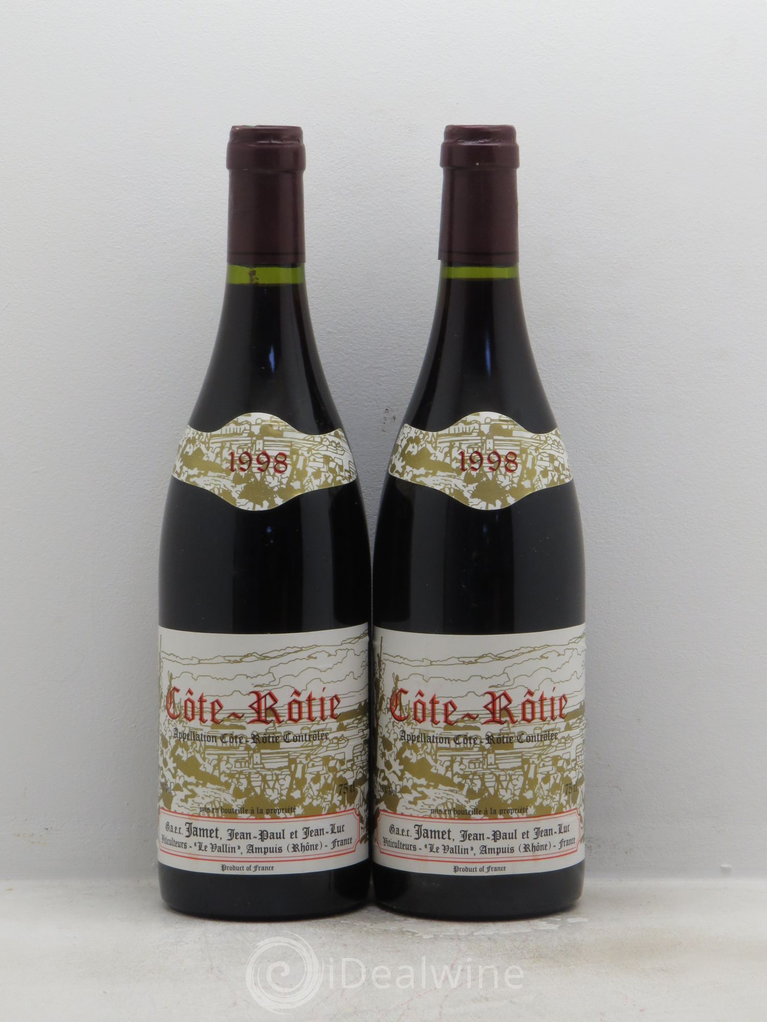 Côte-Rôtie Jamet (Domaine) 1998 - Lot de 2 bouteilles - 0
