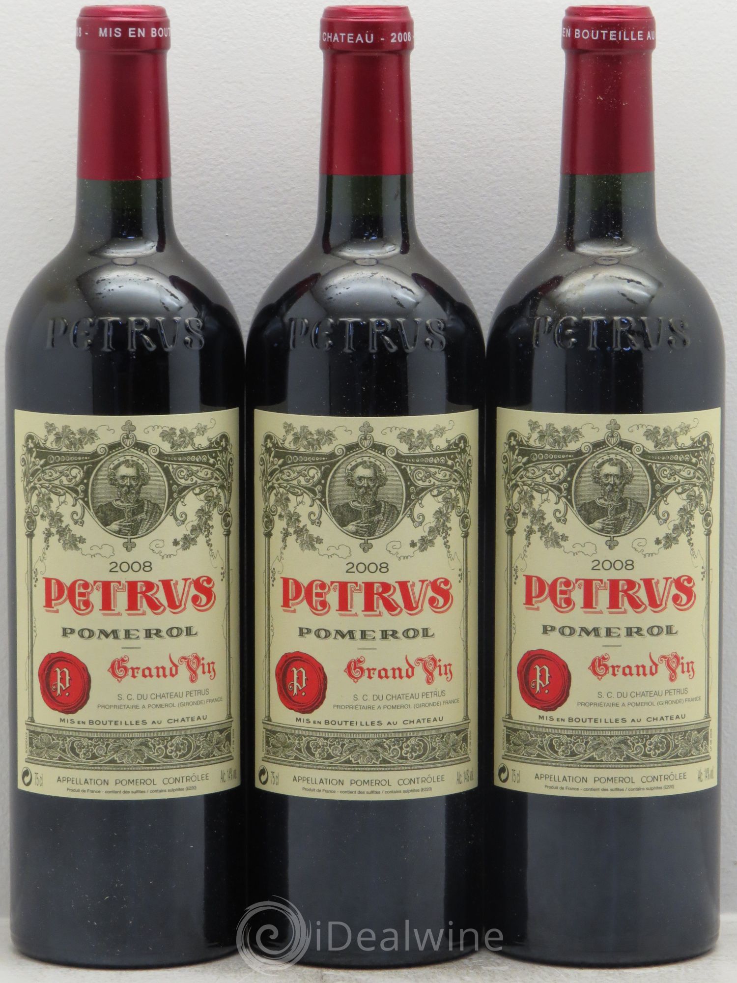 Petrus 2008 - Posten von 3 Flaschen - 0
