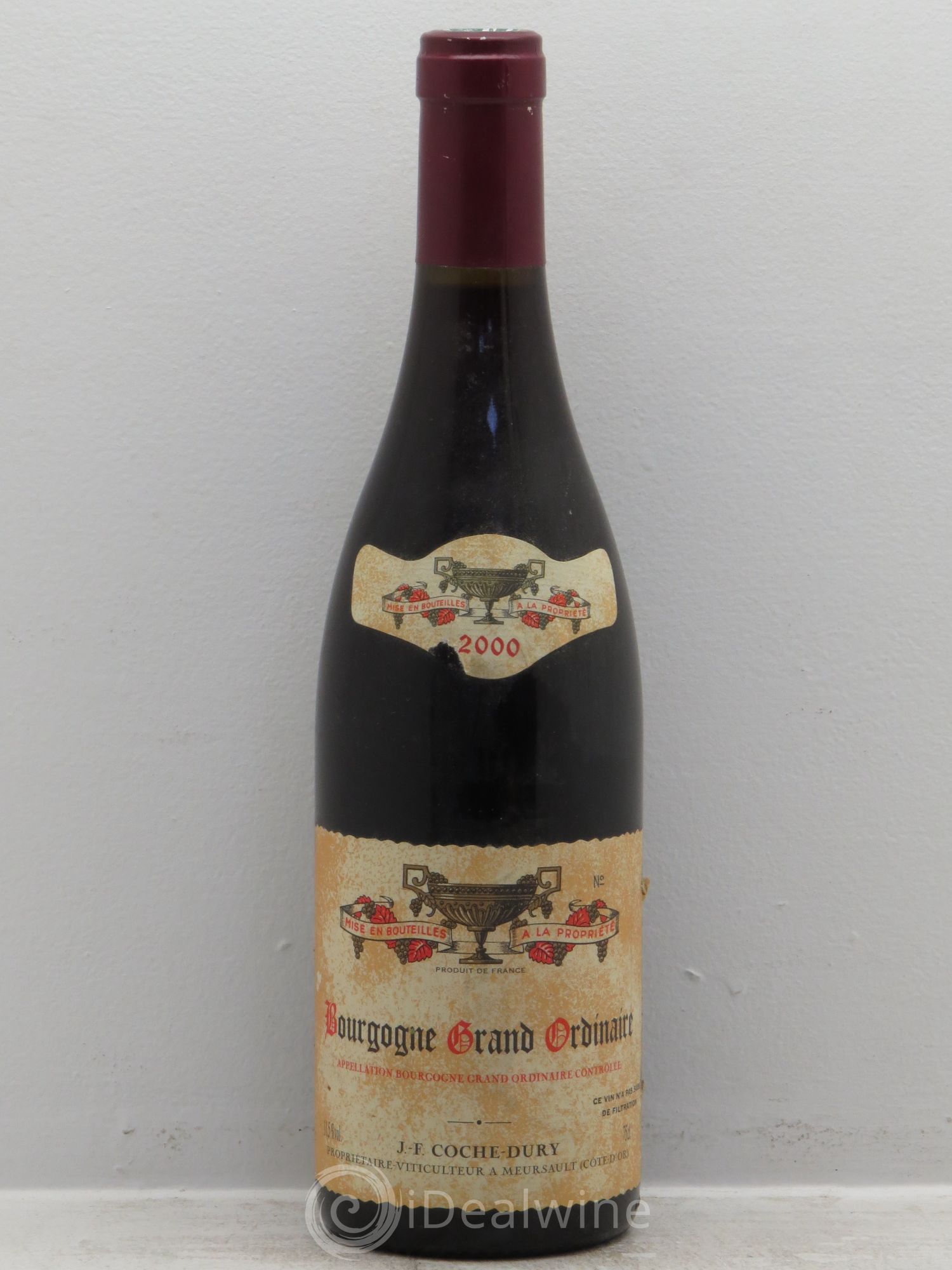 Bourgogne Coche Dury (Domaine) Grand Ordinaire 2000 - Lot de 1 bouteille - 0