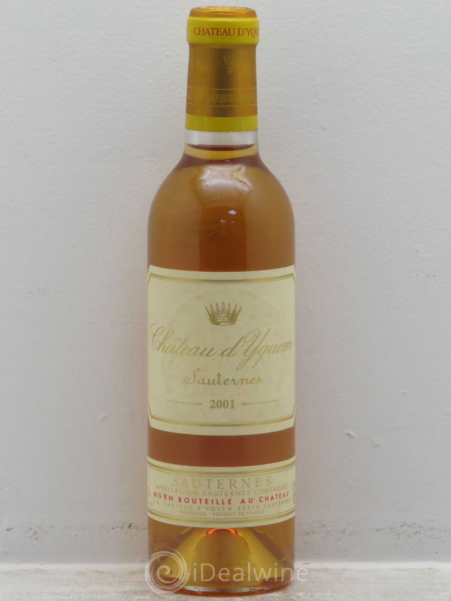 Château d' Yquem 1er Cru Classé Supérieur 2001 - Lotto di 1 mezza bottiglia - 0