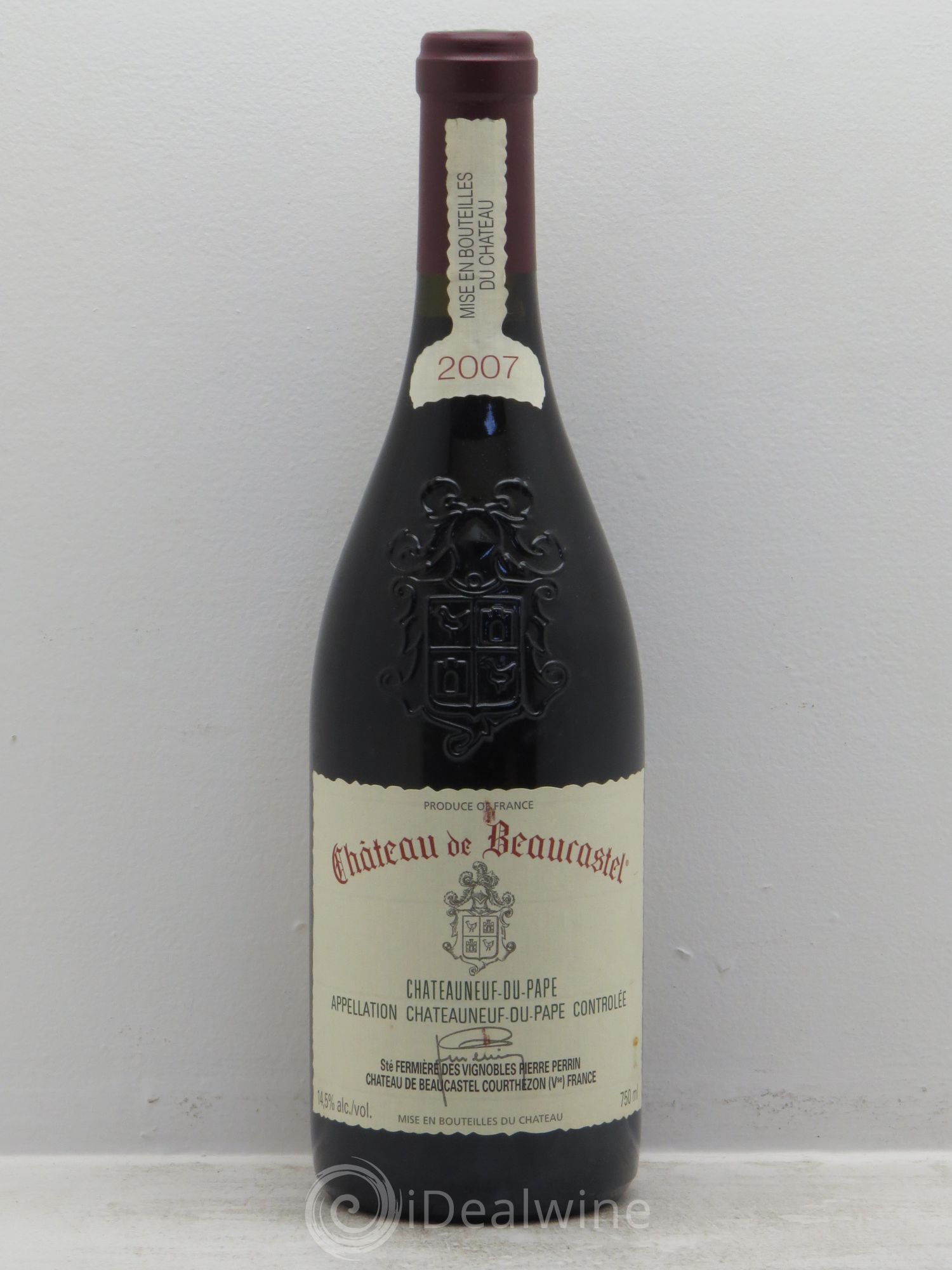 Châteauneuf-du-Pape Château de Beaucastel Famille Perrin 2007 - Lot de 1 bouteille - 0